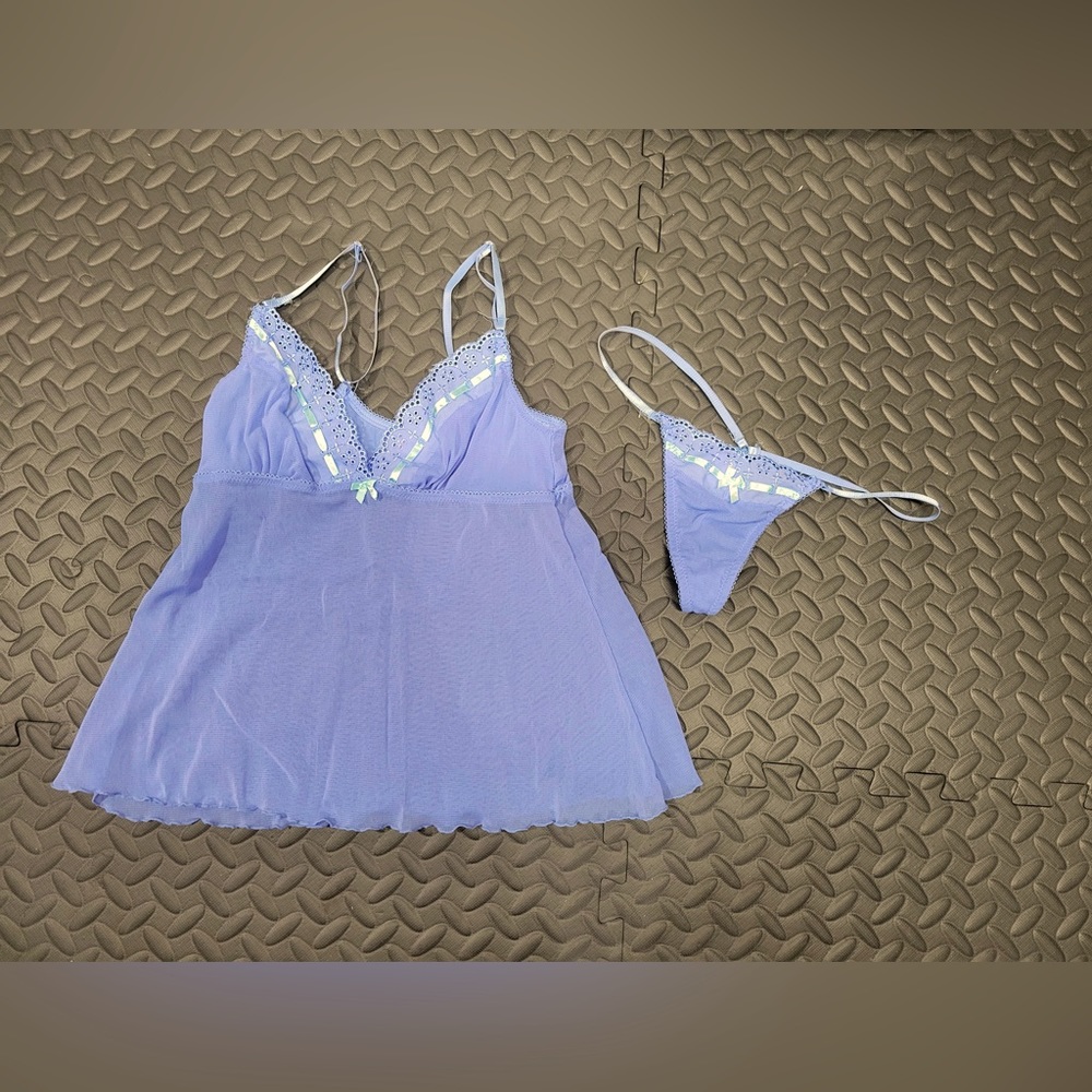 Lingerie tank and thong size M